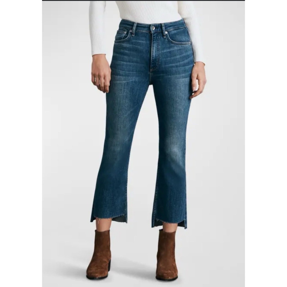 RAG & BONE CASEY HIGH-RISE ANKLE FLARE JEANS SIZE 25 Pants.‎ NWT